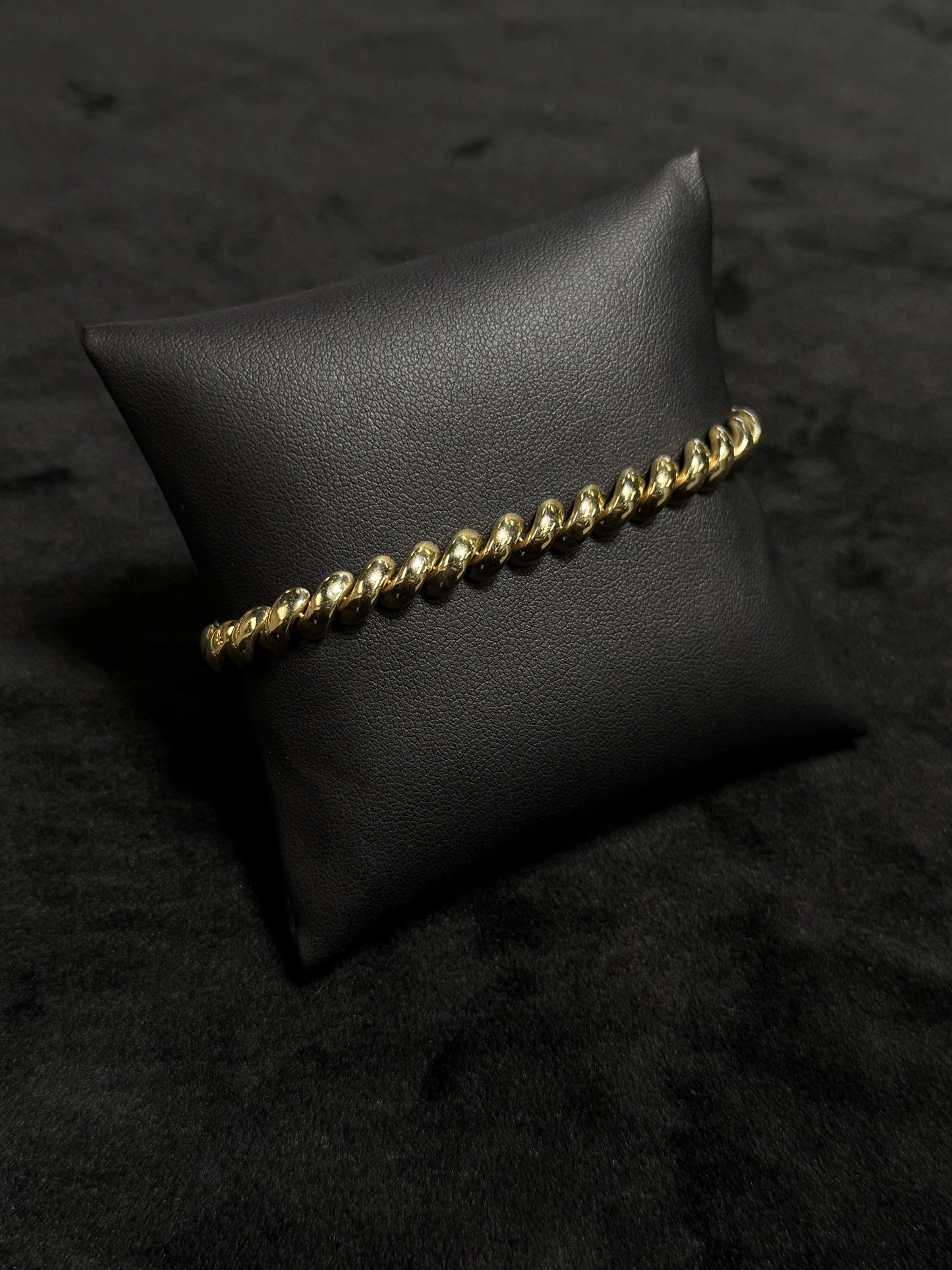 14K Yellow Gold San Marco Link 7” Bracelet