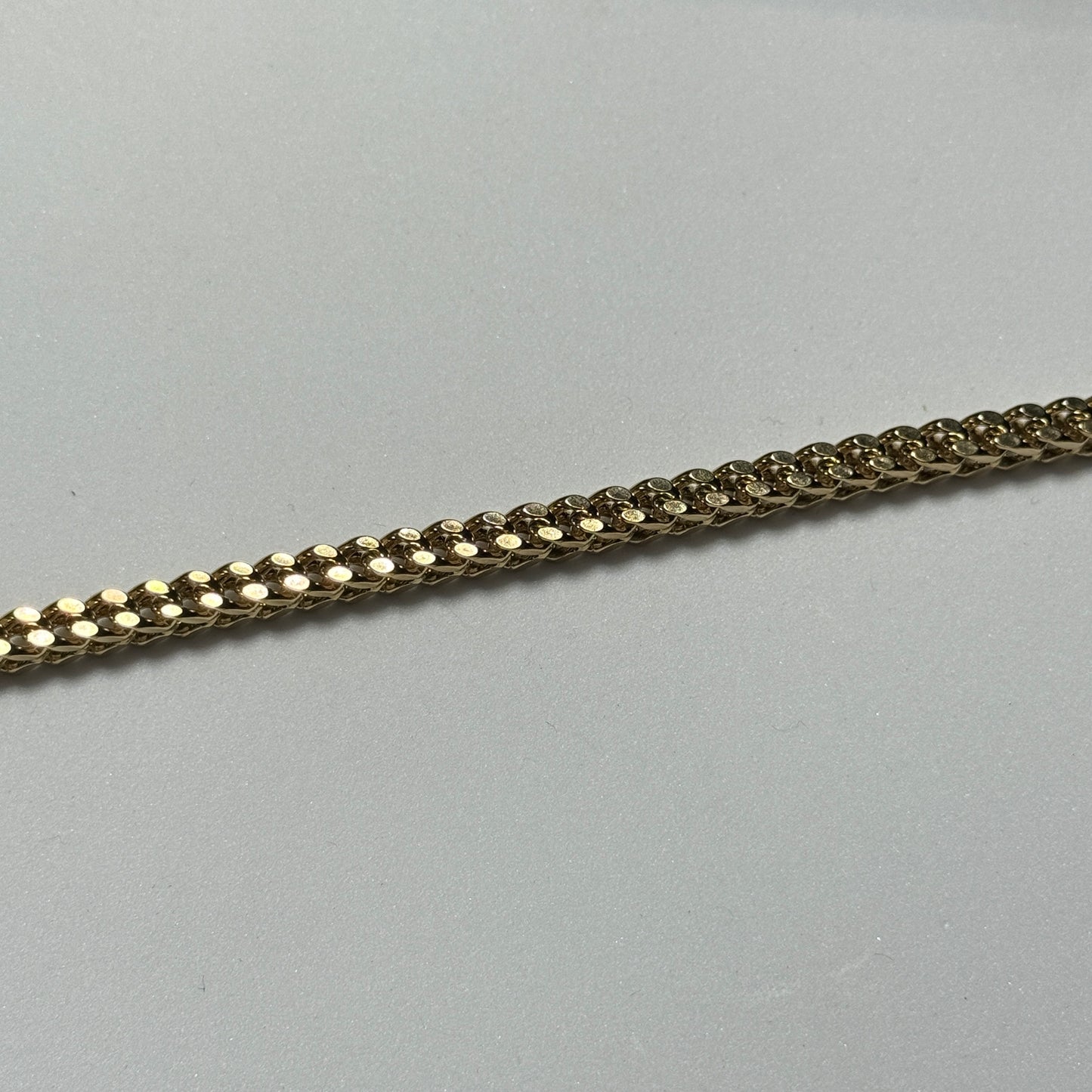 10K Yellow Gold 1.3 Grams 5.5mm Franco Bracelet