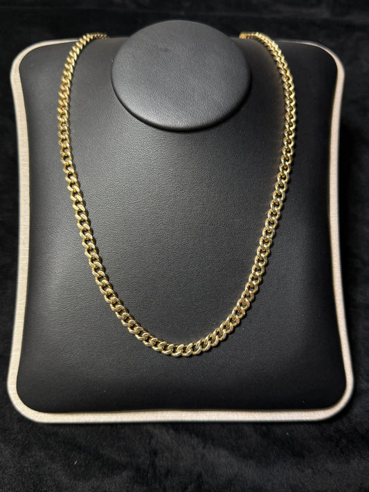 14K Yellow Gold 20.5” 44.2G Curb Link 5.6mm Necklace