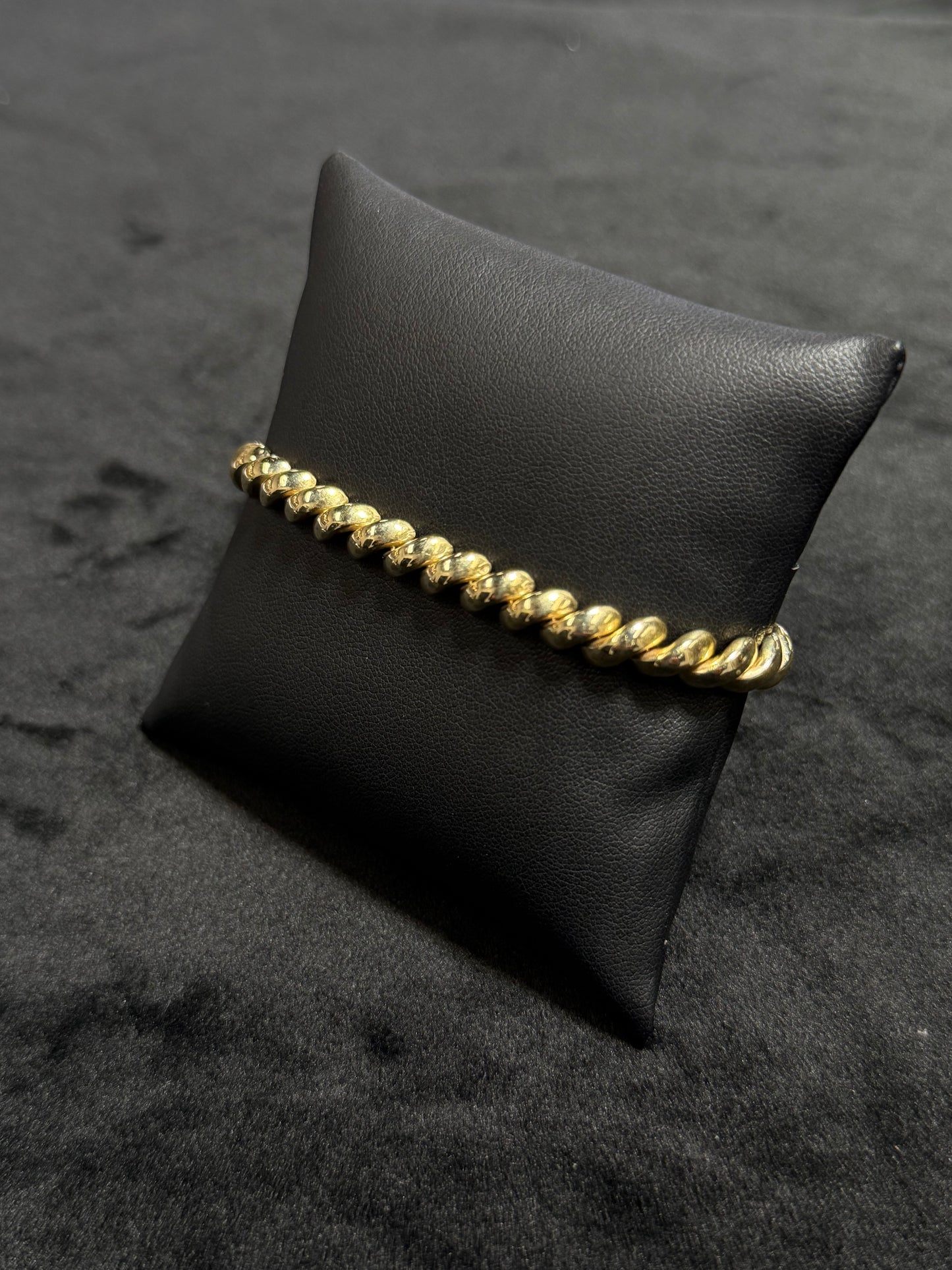 14K Yellow Gold San Marco Link 7” Bracelet