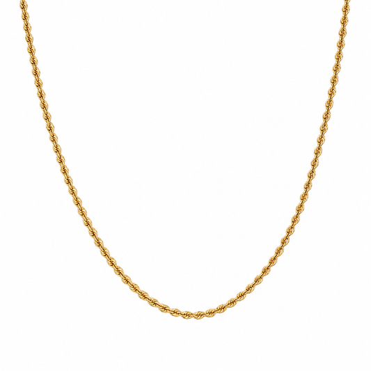 Item 4 - 14K Yellow Gold Rope Chain 20"