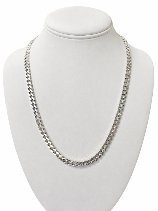 Item 5 - Silver Curb Chain 20"