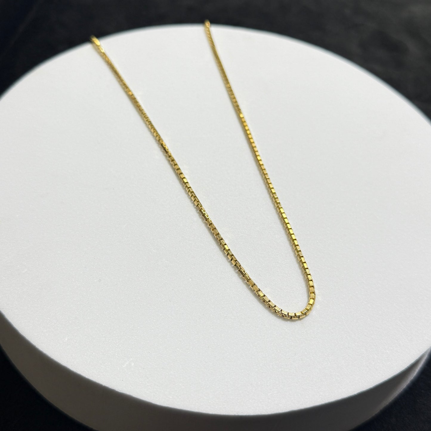 14K Yellow Gold 14.8G 24” Box Link Necklace