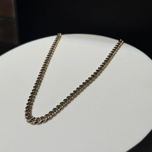14K Yellow Gold Curb Link Chain 20.5"