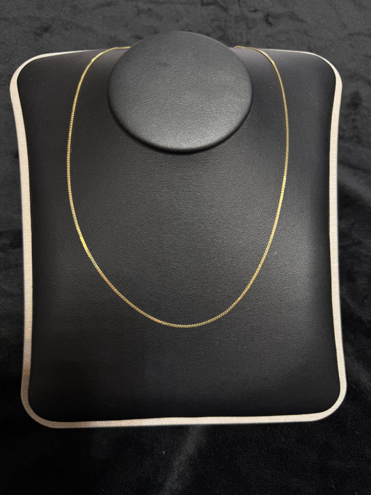 14K Yellow Gold 18” Serpentine 2.4G Chain