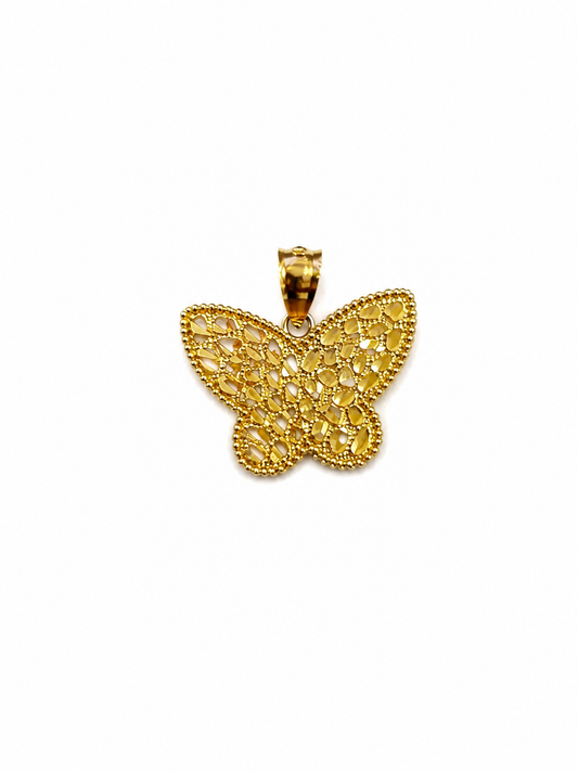 Item 10 - 14K Yellow Gold Butterfly Pendant