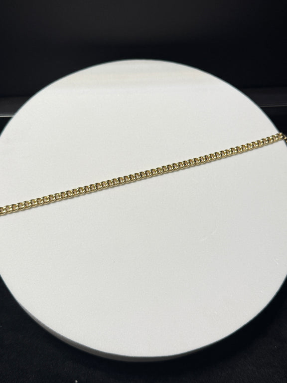 14K Yellow Gold 16G 8.5