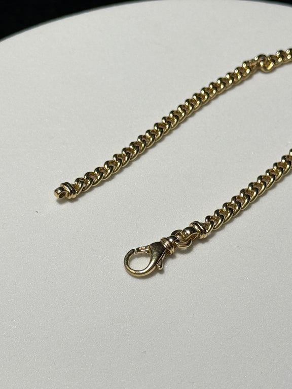 14K Yellow Gold 16G 8.5