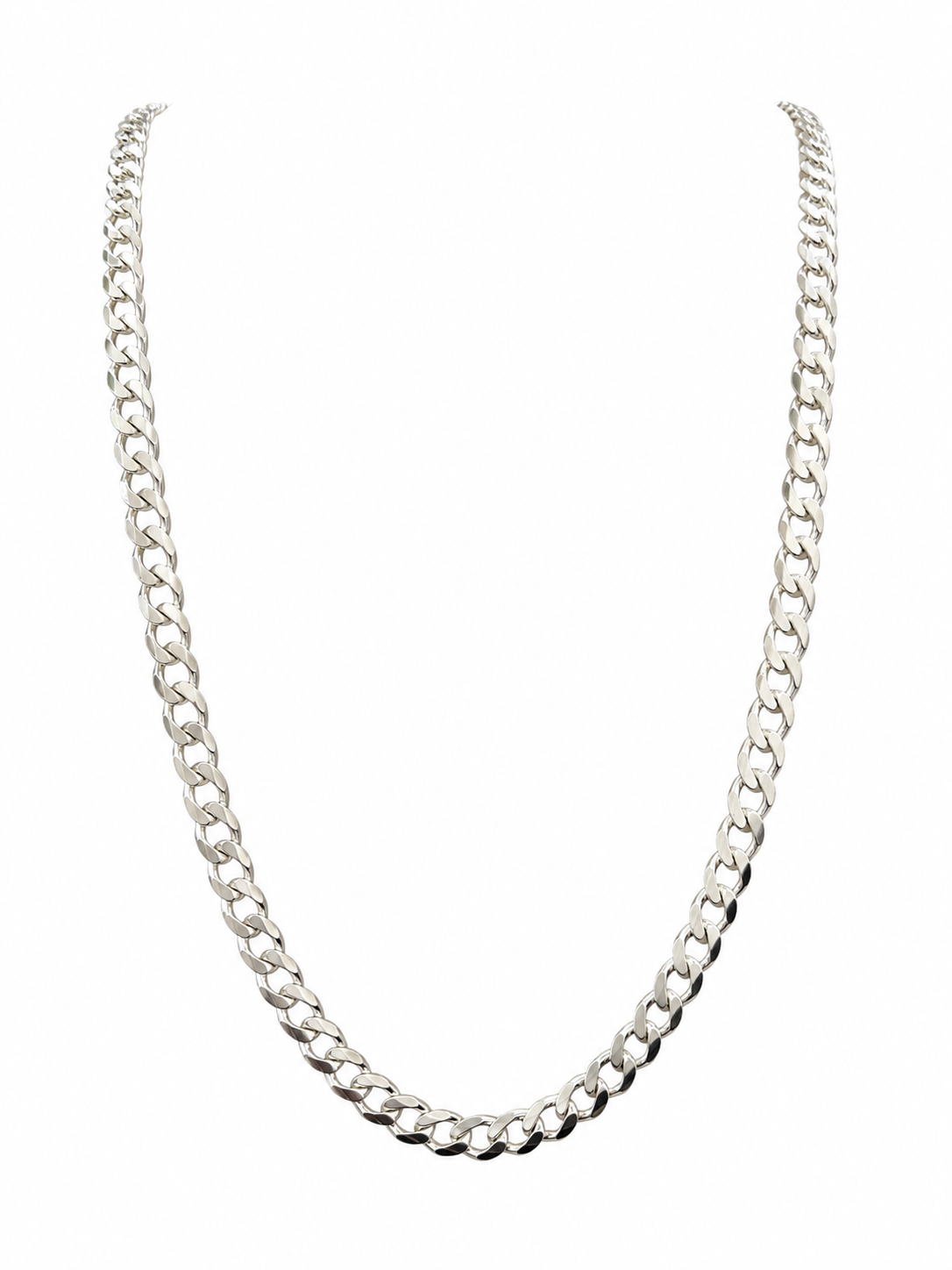Item 1 - Silver Curb Chain 25 Inches