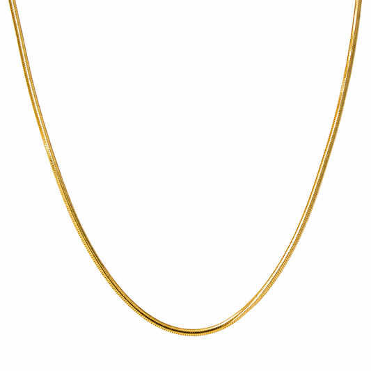 Item 3 - 14K Yellow Gold Snake Link Necklace 18"