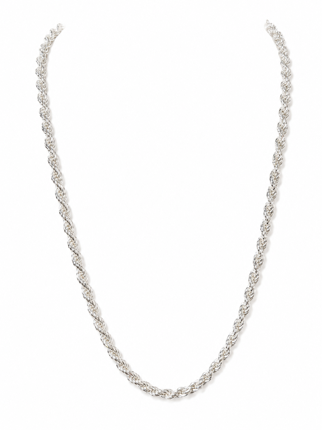 Item 2 - SIlver Rope Chain 22"